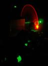 CW-Polymerlaser: Pumplaser trifft auf Dye Laser Disc (DLD)