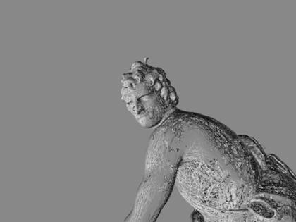 Gittermodell: virtueller Bernini-David