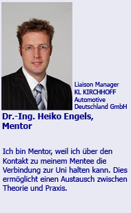samtidig løber tør Ingeniører Siegen in tandem": The career mentoring programme | Alumniverbund
