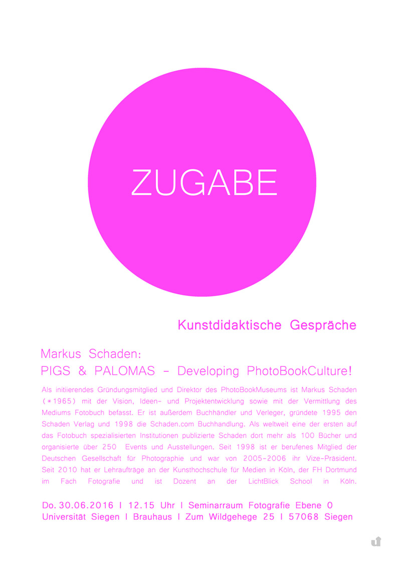 Zugabe Markus Schaden