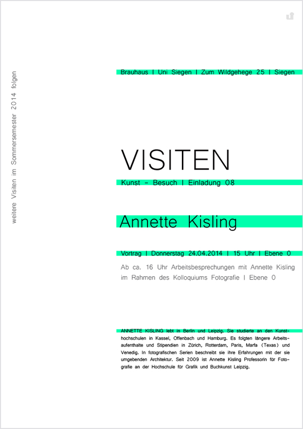 VISITEN | Kunst Besuch | Annette Kisling