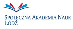 Logo der Społeczna Akademia Nauk in Lodz
