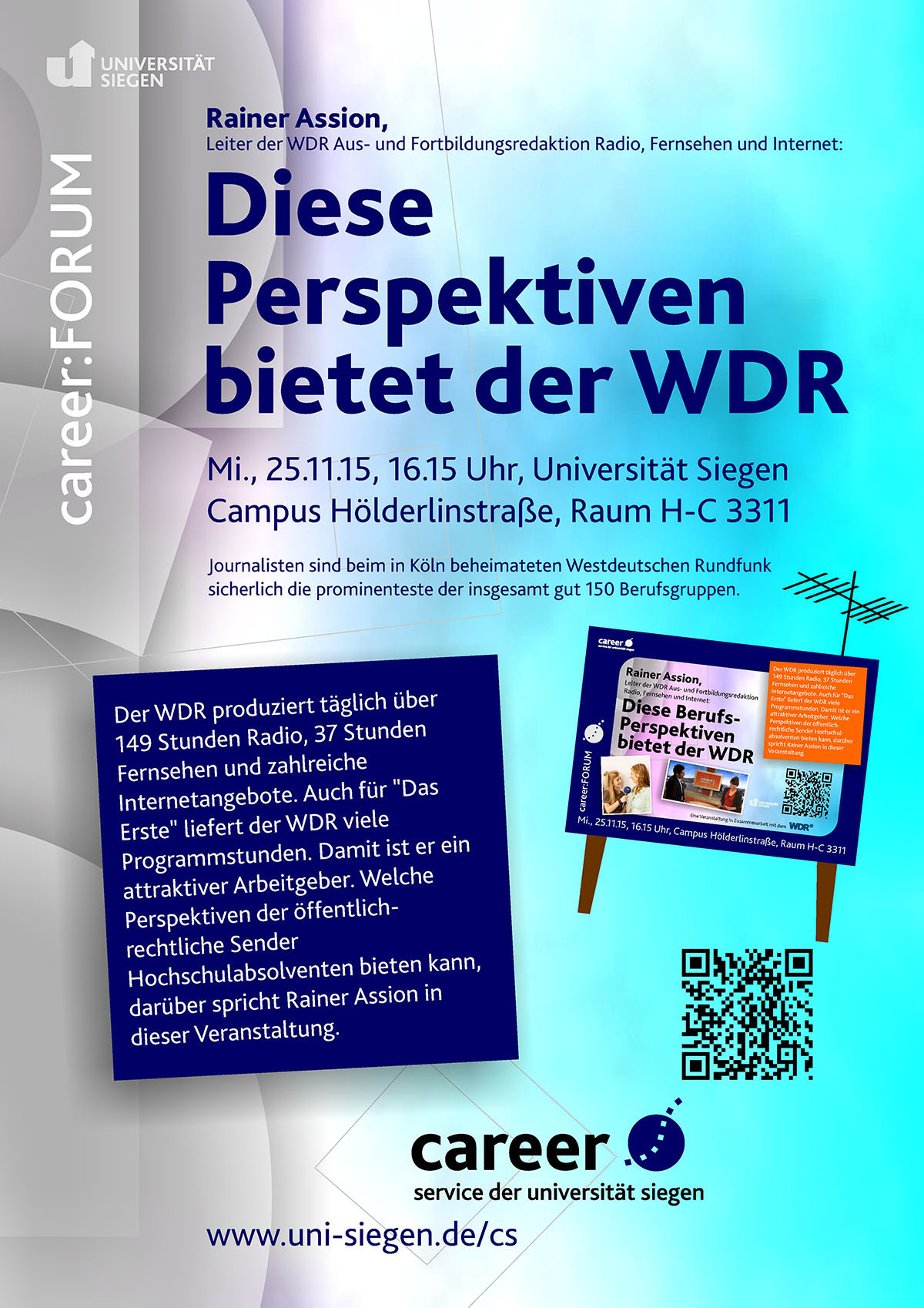 career_FORUM_WDR_Plakat