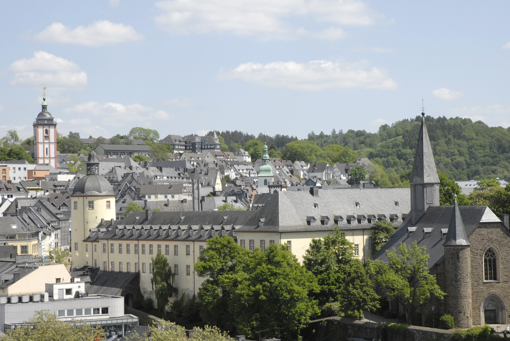 Blick auf Siegen_Unteres Schloss