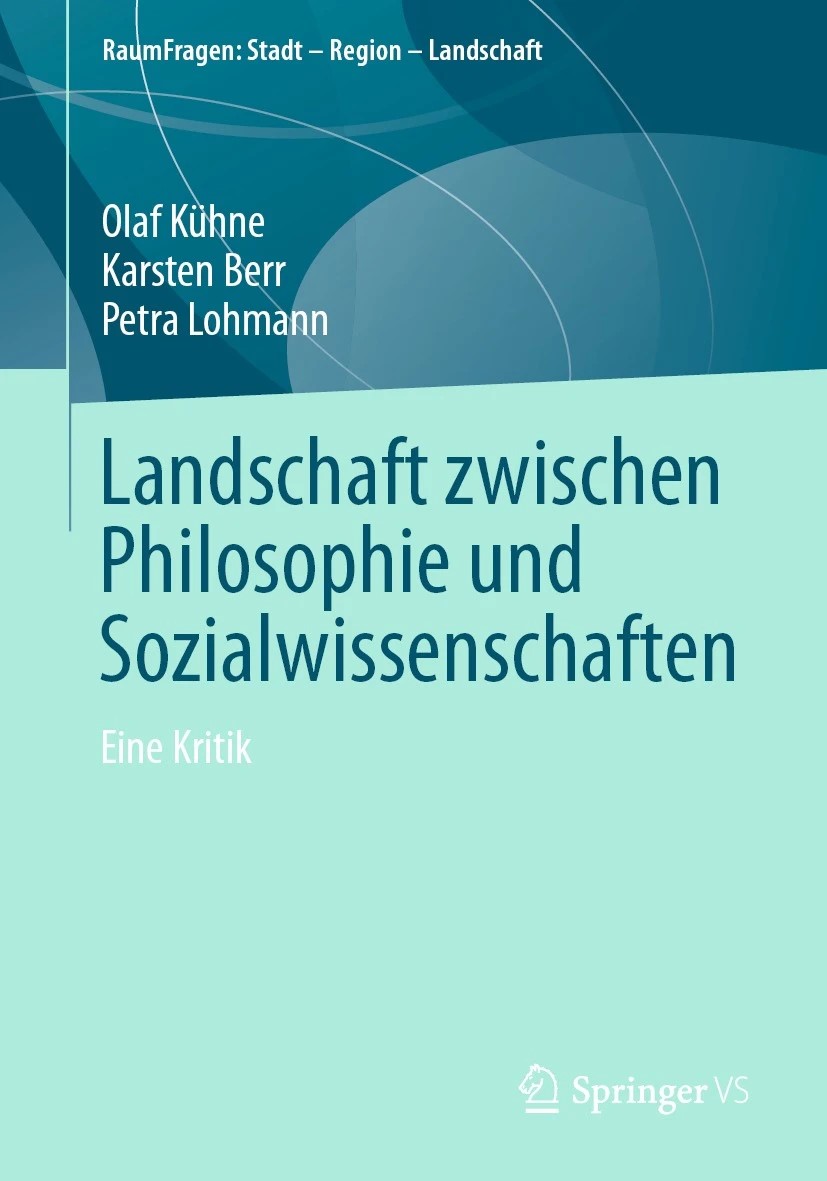 Buch Cover Landschaft zw. Philosophie und Sozialwissenschaften