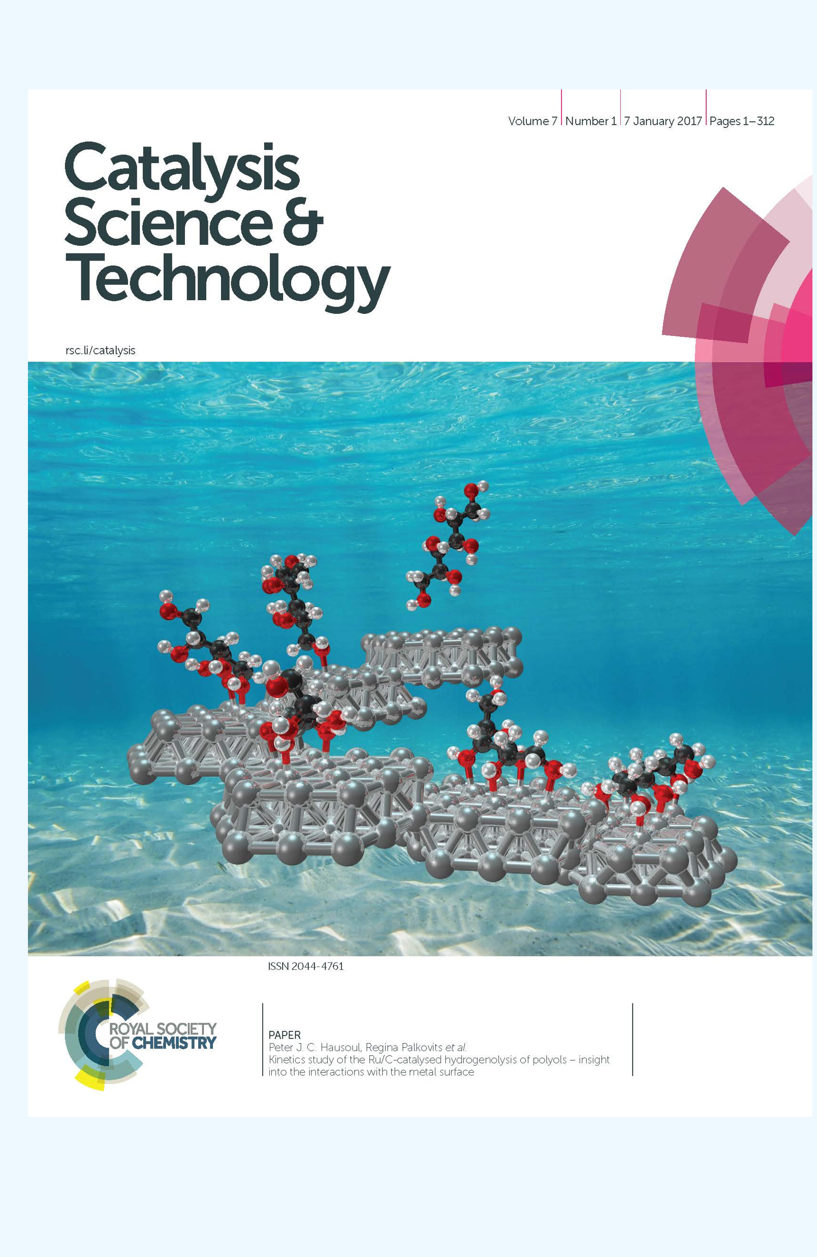 Cover Catalysis Science &amp; Technology 07/2017