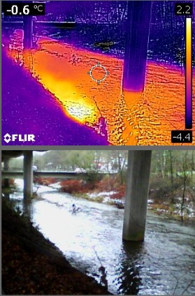 Thermographie Gewässer