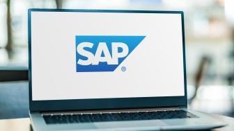 SAP Logo Laptop