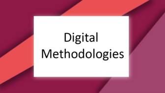 Schriftzug Digital Methodologies