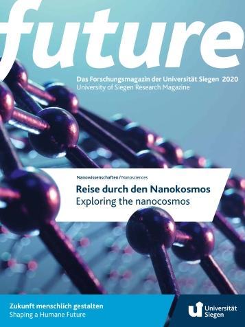 Titelbild future 2020. Titel: Reise durch den Nanokosmos