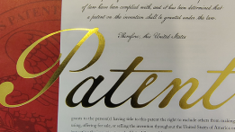 Patenturkunde des USPTO