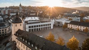 Der Campus Unteres Schloss aus der Vogelperspektive