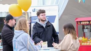 Infostand bei der Offenen Uni