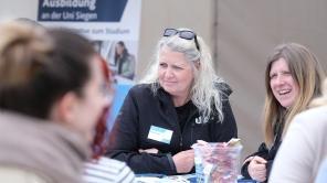 Infostand der Zentralen Studienberatung bei der Offenen Uni