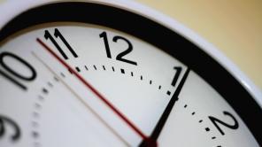 Zifferblatt einer Uhr