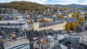 Luftaufnahme des Campus Unteres Schloss