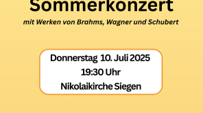 Plakat Romantisches Sommerkonzert