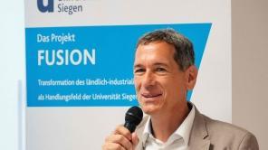 Jens Kamieth (MdL) bei der Panel-Diskussion des Fusion-Forums.