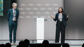 Dr. Raghu bei der Eröffnung der Lindauer Tagung 2025.