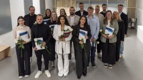 Abschlussfeier Department Architektur 08.10.2025 - Gruppenfoto