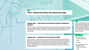 Screenshot der FKPB Homepage