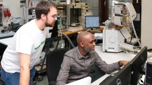 Das Siegener Projektteam bei der Arbeit