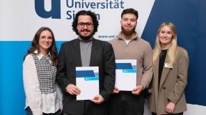 Stipendiaten und Förderer beim Tag des Nachwuchses