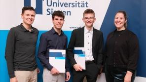 Stipendiaten und Förderer beim Tag des Nachwuchses