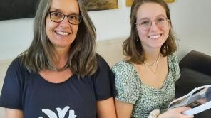 Prof. Dr. Mirjam Zimmermann und Vivienne Adolphs.