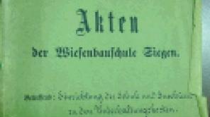 Archivale der Wiesenbauschule