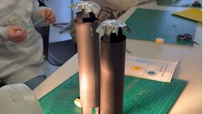 Schüler bauen ein Aufwindkraftwerk