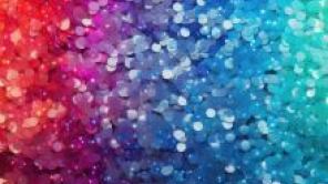 Glitzer in Regenbogenfarben