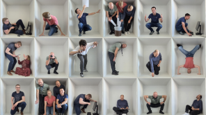 Gruppe in Boxen