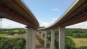Pilgerschrittverfahren Stahlbetonfahrbahnplatte