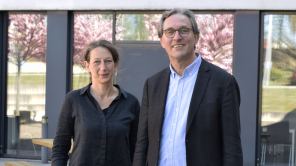 Stefanie Schneider und Prof. Christian Lahusen