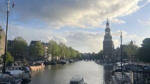 Wasserstraße in Amsterdam