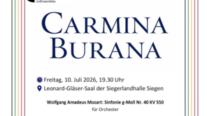 Plakat - uniKonzert (Carmina Burana)