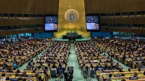Saal der UN in New York