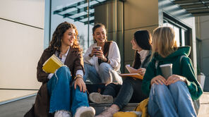 Female Students Stock Photo