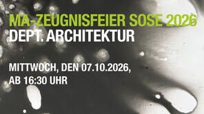Zeugnisfeier SS2206 Department Architektur