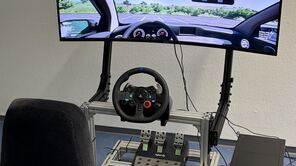 Darstellung des Fahrsimulators