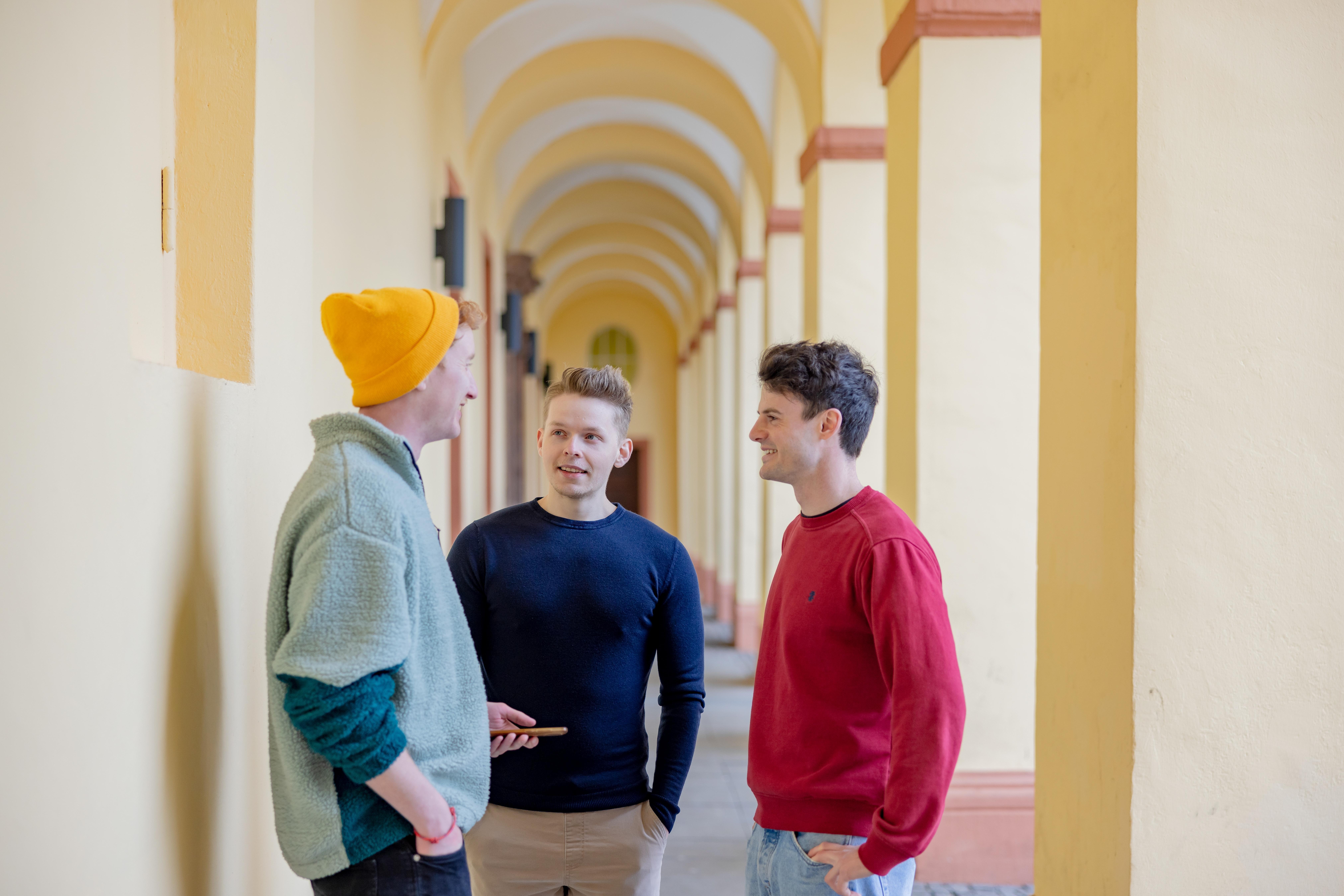 Studierende am Campus Unteres Schloss