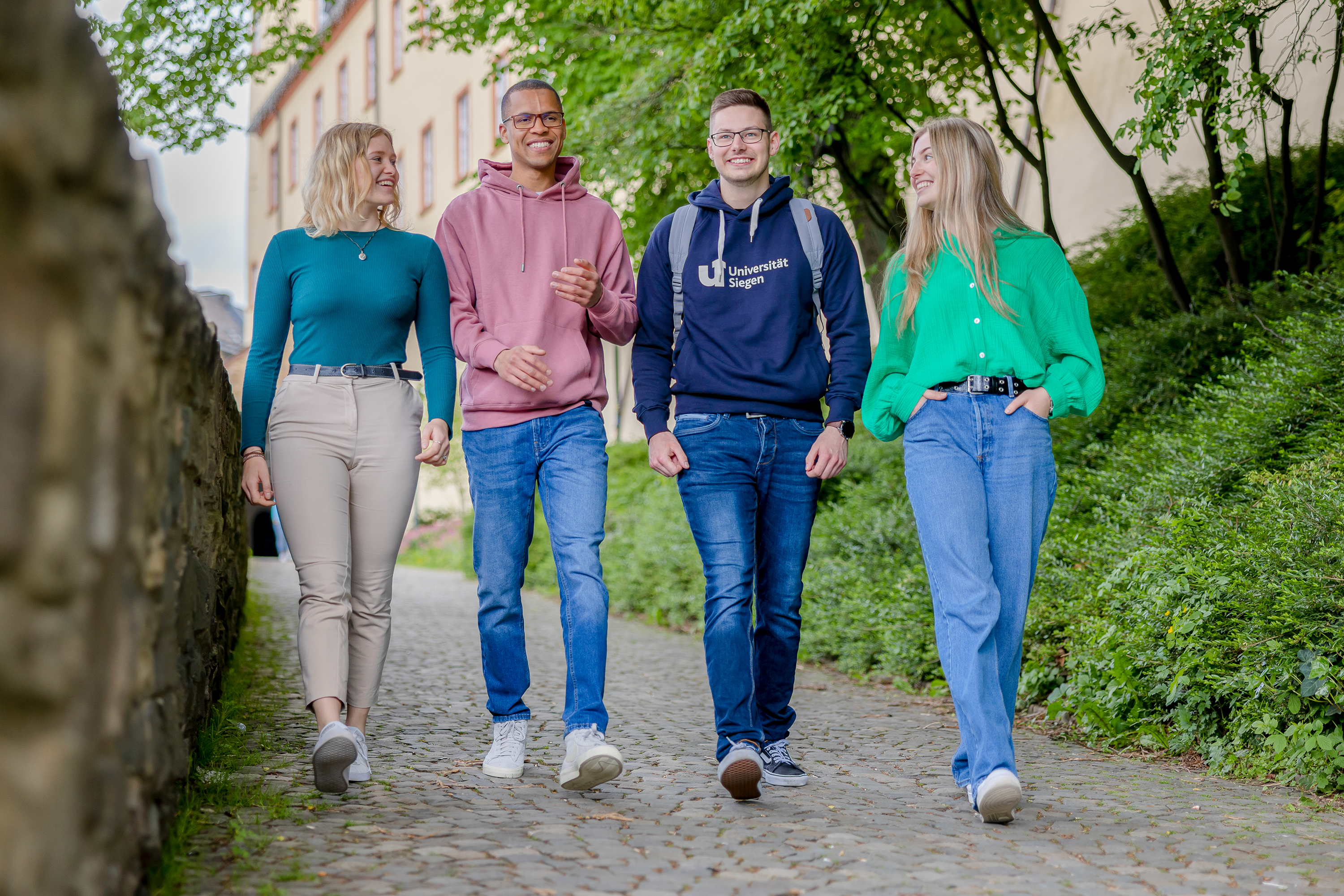 Studierende in der Stadt