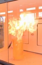 Eine Mehlstaubexplosion im Labor