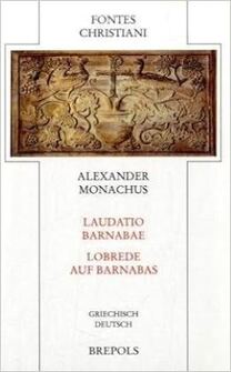 Cover_Alexander Monachus, Laudatio