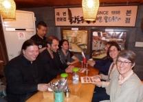 Univ.-Prof. Dr. Volkmar Pipek beim Dinner in Seoul