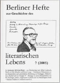 Der Briefwechsel Alfred Andersch – Günter Eich 1948-1972