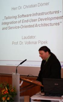 Bild von der Preisverleihung