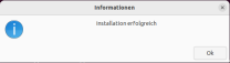 eduroamCAT Installationsinformation zur erfolgreichen Installation