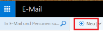 OWA Button für neue E-Mail